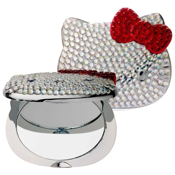 Hello Kitty 40th Anniversary Ruby Compact Mirror - Picture 1 of 2
